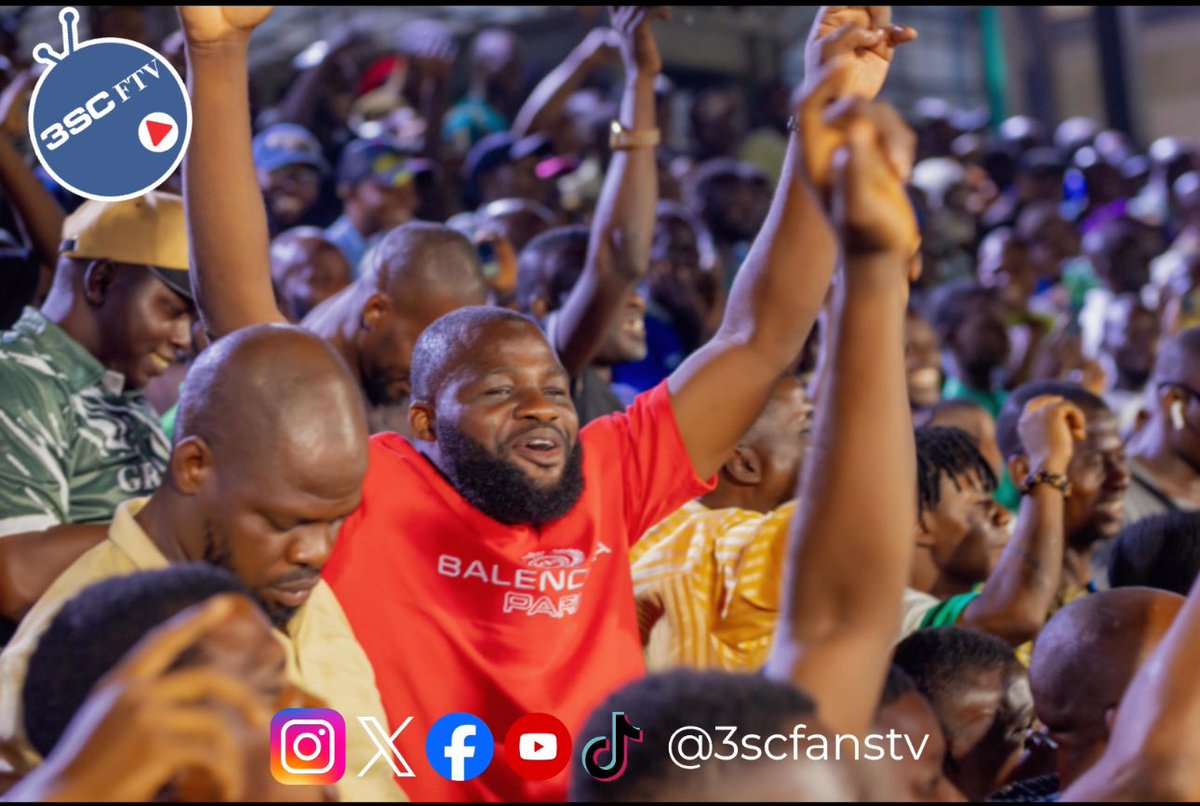 3scfanstv's tweet photo. 🌟 Check out the fans' temperament on MD 34 - Shooting Stars  4-0 Abia Warriors!

From spirited to livid to sheer excitement and funfair, the atmosphere was electric.

When we call Adamasingba a fortress, we mean it. It's our home. 💪🏟️

#SHOABI #UpShooting #NPFL24 #MatchDayFun https://t.co/apumaZSpo9