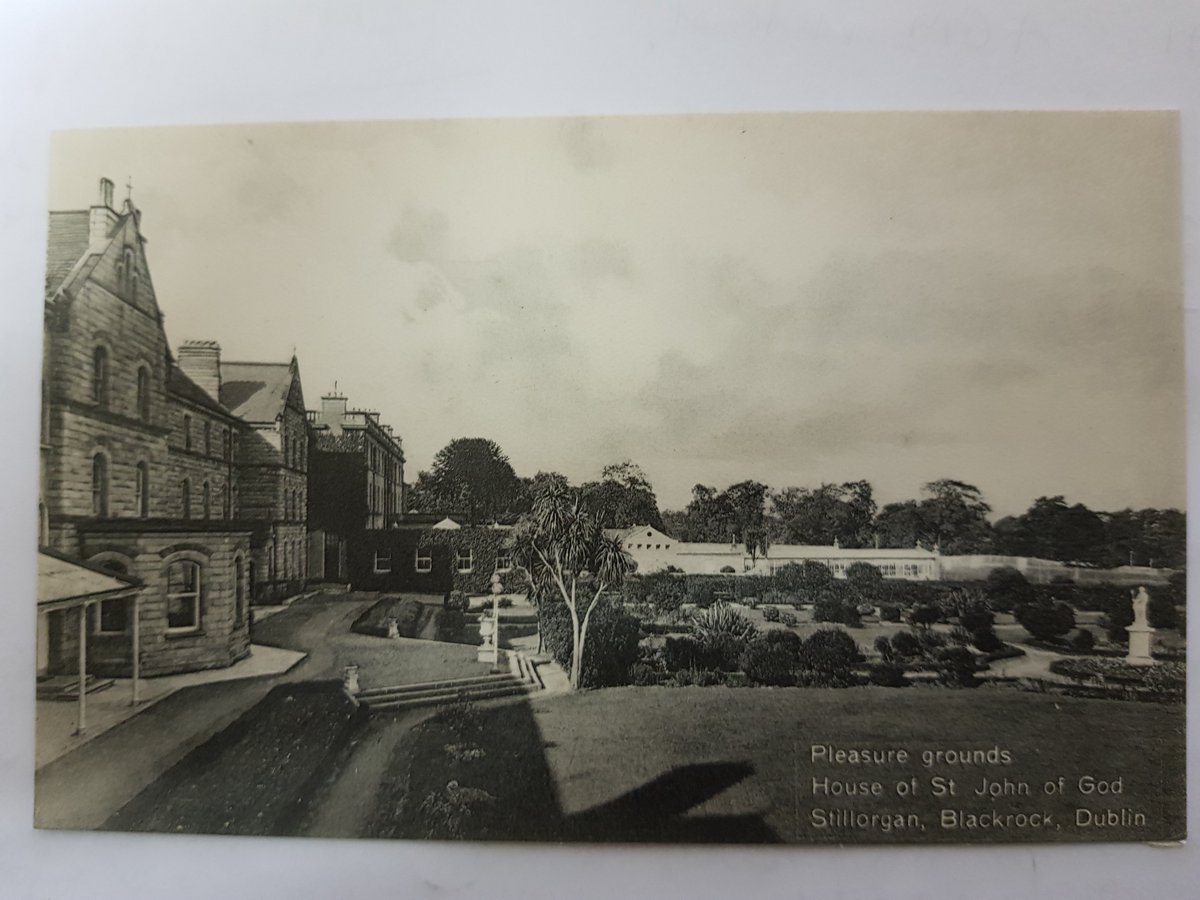 churcharchives's tweet photo. Saint John of God Hospital, Stillorgan, about 1925. It had been bought in 1882 by the Saint John of God Brothers. It was known as Mount Eagle, and then Stillorgan Castle before becoming its acquisition by the Order to found the hospital. #HistoricalBuildings #CatholicArchives https://t.co/JE8rV4k4Ku