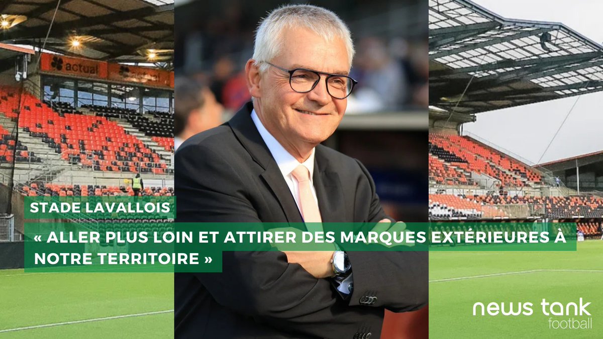⚽[Entretien] <a href="/stadelavallois/">Stade Lavallois</a>  : « Aller plus loin et attirer des marques extérieures à notre territoire » (L. Lairy)➡️football.newstank.eu/article/view/3…

🎙️Laurent Lairy, président du Stade Lavallois, répond aux questions de News Tank.