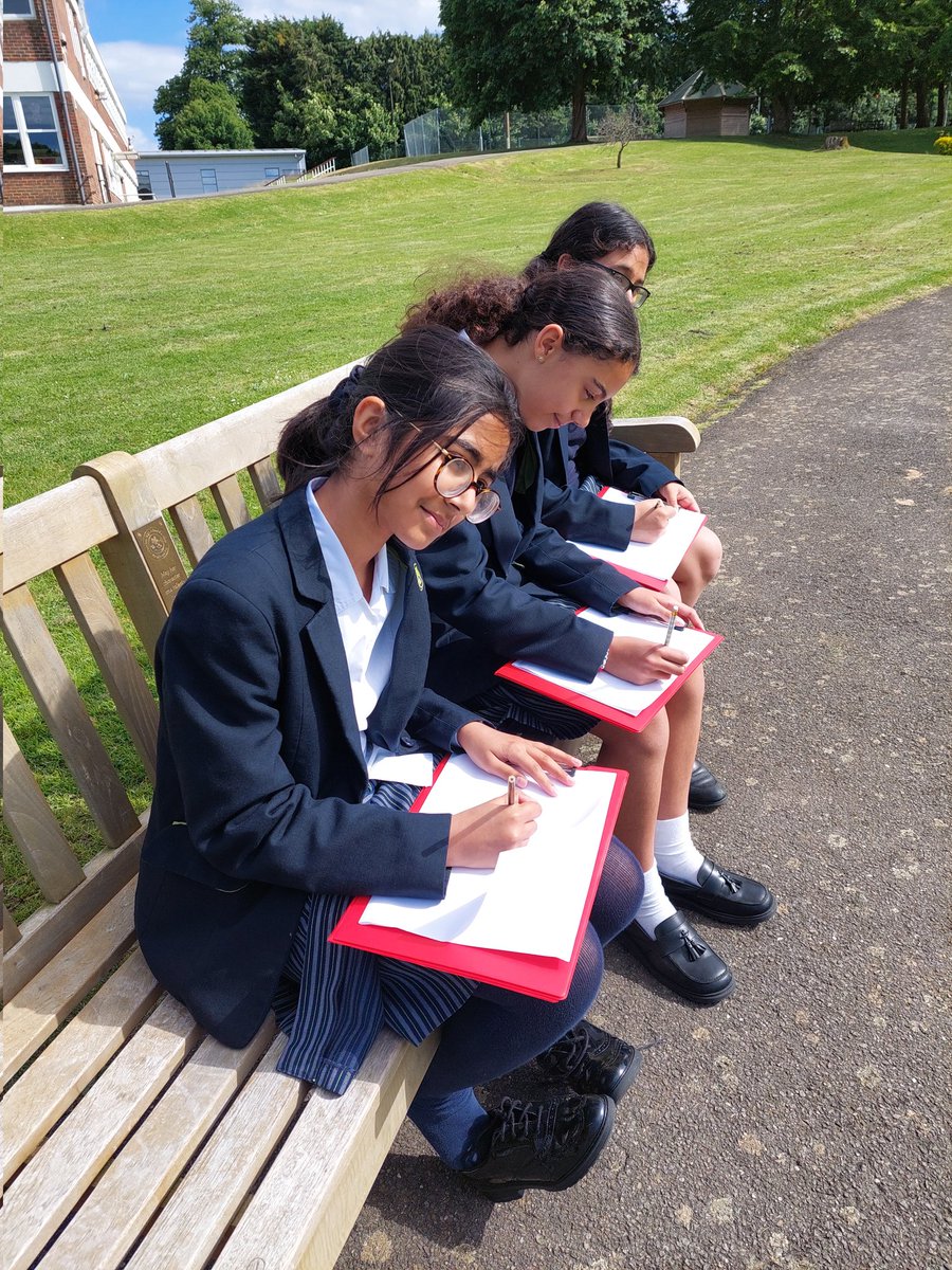 Members of Yr 7 Geography Club are learning the art of field sketching after school today! 
<a href="/The_GA/">Geographical Association</a>
#Nationalfestivaloffieldwork