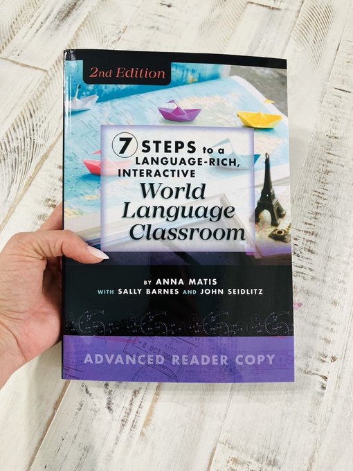 Seidlitz_Ed's tweet photo. Houston #WorldLanguage & #ASL Ts, we're bringing #7StepsWL & #7StepsASL to you 7/31! This workshop (& the new edition of our book) has practical strategies you need to create a dynamic, collaborative, & supportive environment for your Ss! https://t.co/Z0RJ26DeNS https://t.co/7xHrlJeeNl