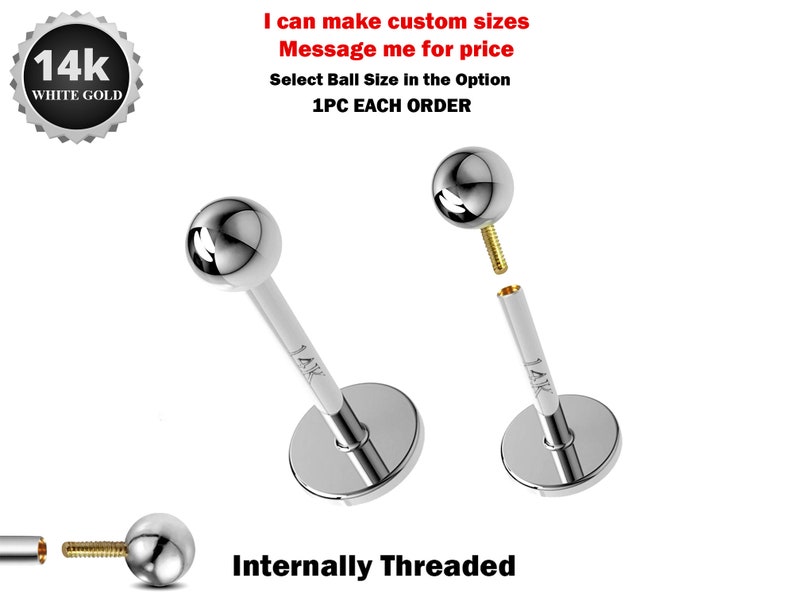 piercednlovely's tweet photo. 14K White Gold Internal Labret Lip Piercing -16G 14G - Body Piercing for Tragus, Lip Jewellery, Cartilage Piercing- Hand Made.
#helixstud #traguspiercing #14kwhitegoldlabretsud #labretstud #cartilagepiercing #internallabret #lobepiercing #flatbacklabret
🛒https://t.co/TtVP3olhDX https://t.co/Hm7a7Ci2zF