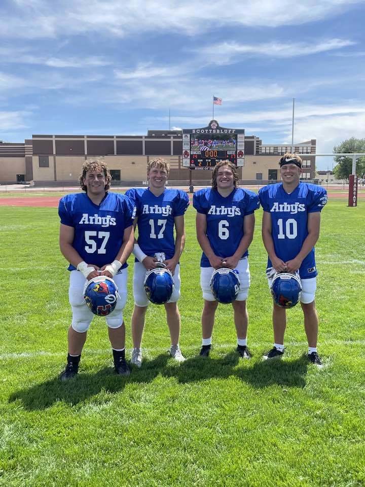 nphs_bulldogs's tweet photo. Four NPHS Football players, Alex Gove, Landon O'Brien,  Xavier Albertson &amp; Jesse Mach, were chosen to play in the East/West Nebraska All Star Football Game on May 20th! https://t.co/xtpo4YoTgl