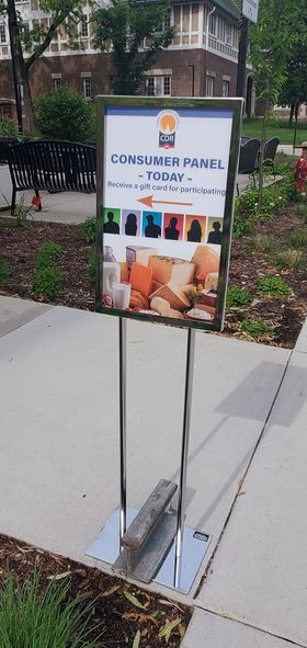 jsierspoisson's tweet photo. I've  lived in Madison since 1988, but I may have achieved ultimate Wisco yesterday! I did a consumer cheese tasting panel @babcockdairy for mild cheddar. Free  cheese + a Target gift card. Win win!! https://t.co/JFCUYTkx0h