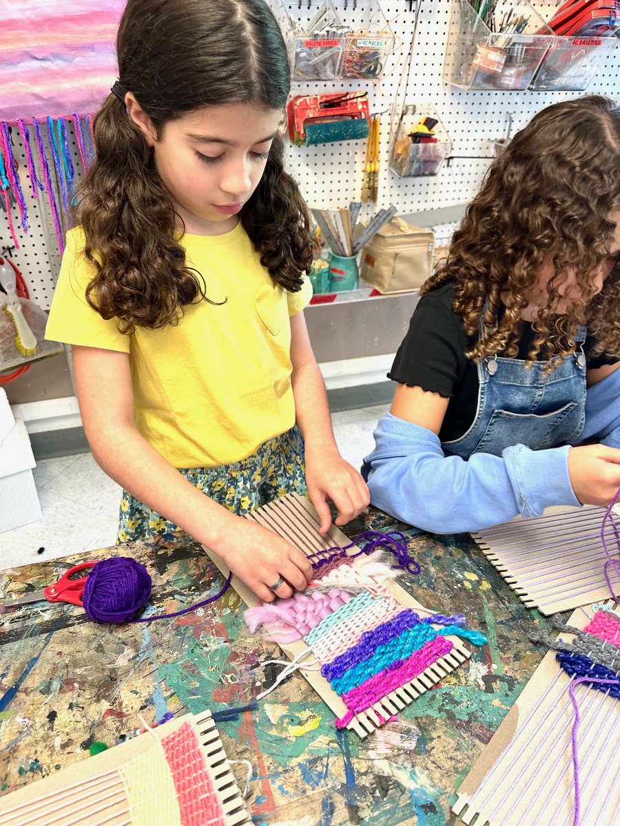 Weaving with the fourth graders has been a truly enriching and rewarding experience! This ancient handcraft tradition, with its roots in many cultures, offers a unique and inclusive learning opportunity for children with diverse learning styles and creative aptitudes.