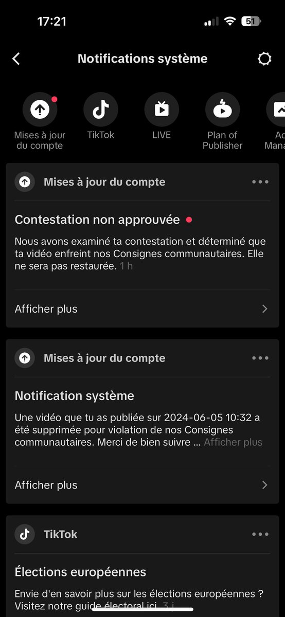 florian_usk's tweet photo. @tiktok_France vous m’expliquer ce strike sur un TikTok Brawl Star pour escroquerie ??? Où en plus vous rejetez ma contestation plus que justifiée.

Vive les petits créateurs 🤣 https://t.co/zeTyHh5hzh