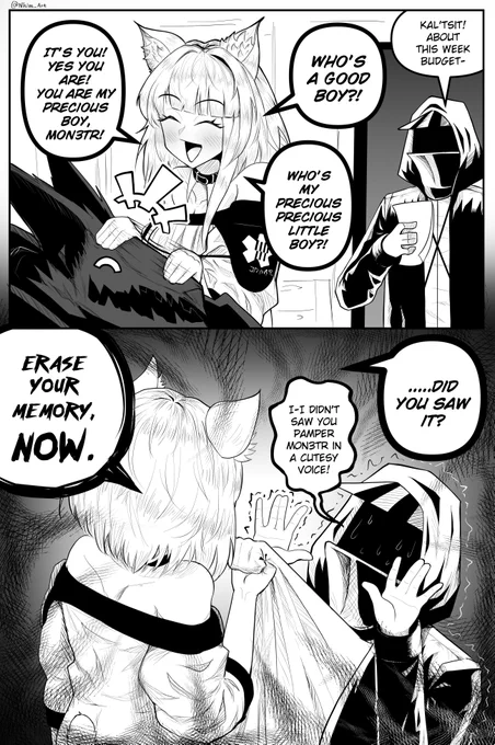 Kal'tsit and Mon3tr.

#Arknights #アークナイツ #明日方舟 