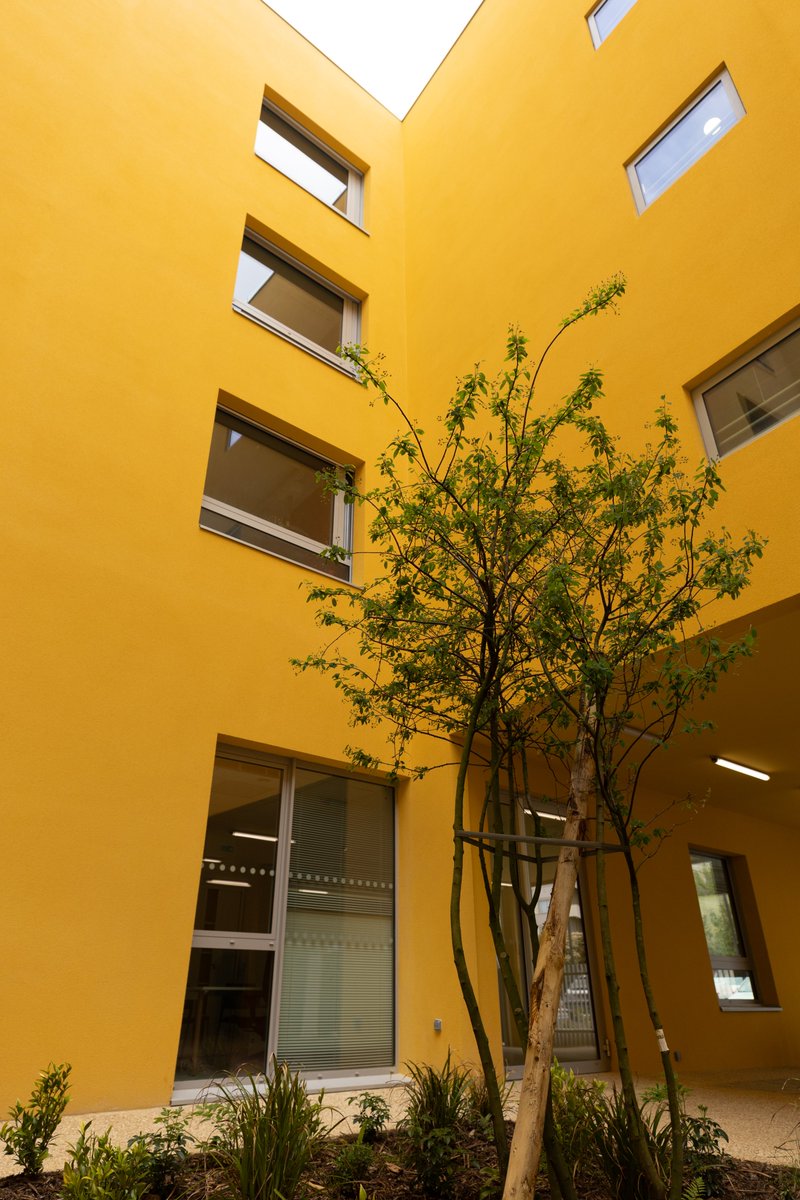 APHP's tweet photo. Inauguration, ce jour, du nouveau bâtiment dédié aux soins de longue durée de l’hôpital Emile-Roux AP-HP, établissement gériatrique de référence dans le 94

👉 Une reconfiguration complète de l'offre de soins repensée depuis 2018

En savoir plus ➡ https://t.co/VlztZ7L0yE https://t.co/wfwx56Rsjx