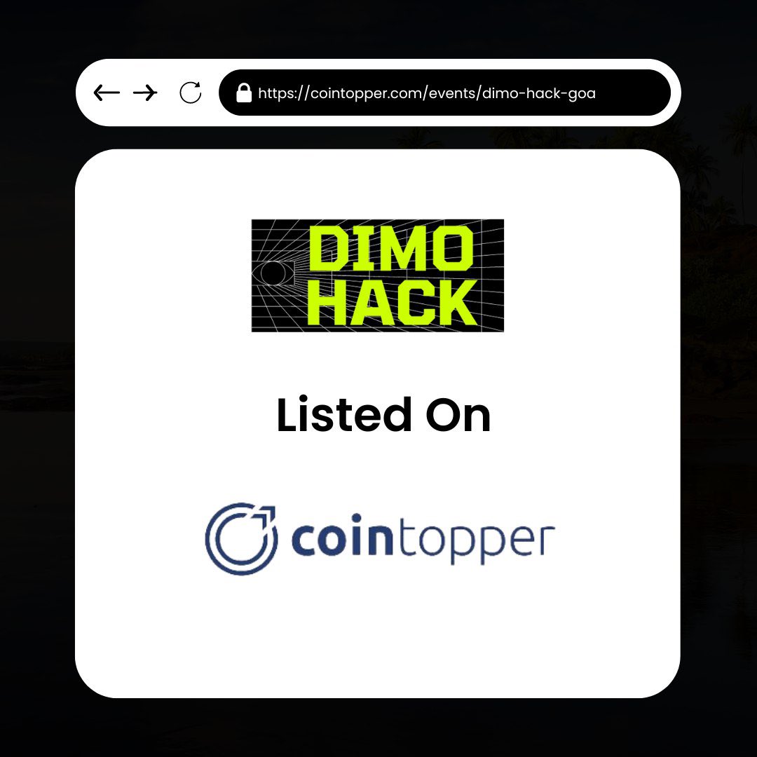 bhaveshthakkar's tweet photo. Get hyped! 🚀
Cointopper is showcasing DIMO HACK : which is coming to the magnificent shores of GOA in August’24🏝️💻
Join the brightest minds in technology as we invent, create, and disrupt in one of the world's most stunning locations. 🌊💻
Be prepared for a tech feast where innovation meets paradise. 🌴✨
@CoinTopper
@Dimo_Hack
Click the below to know more:
https://t.co/jJ9L5iHGUw
#DIMOHack #HackerHouse #Goa #TechInParadise #Cointopper