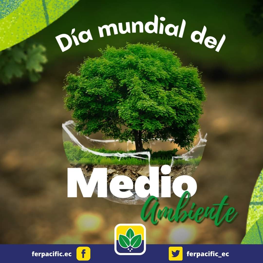 ferpacific_ec's tweet photo. 🌍✨ Celebramos el #Diamundialdelmedioambiemte "Nuestras tierras. Nuestro futuro. Somos la #GeneraciónRestauración". 
En #Ferpacific nos comprometemos a cuidar nuestro planeta ofreciendo fertilizantes con tecnologías de alta eficiencia y amigables con el medio ambiente. 🌱💧 https://t.co/C1qwnmYXmI
