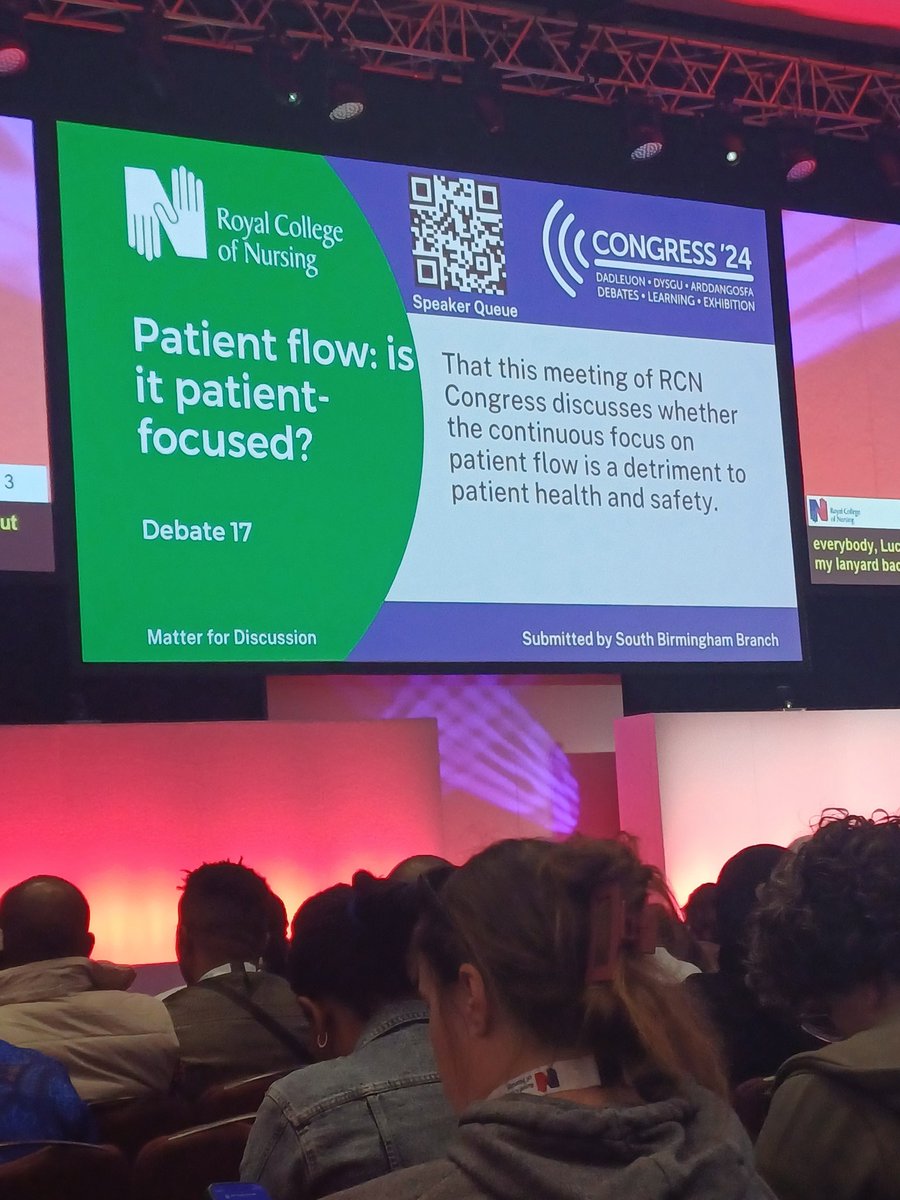 fdphalety's tweet photo. Debate 17: Patient Flow: Is It Patient-focused?
#RCNCongress24 #RCN24

@theRCN @SouthEastRCN @RcnSurrey https://t.co/JwanIBYb1G