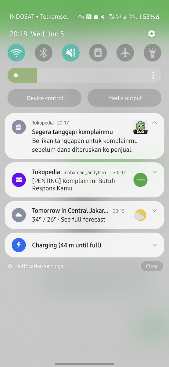 mohamad_andy's tweet photo. @GrabID @tokopedia @TokopediaCare 3 email ini berisi peringatan "Jika kamu tidak merespons hingga 6 Juni 2024 14:07 WIB, maka sistem akan menganggap kamu tidak merespons dan dana bermasalah akan diteruskan ke penjual." Tentunya terdapat notif dari Aplikasi tokopedia https://t.co/TXIf29WE7w