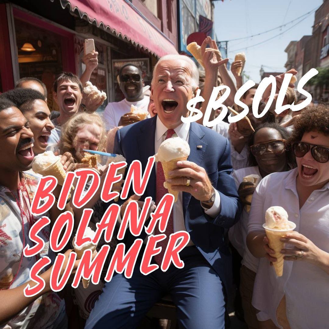 GigaDegen_'s tweet photo. @SatoshiFlipper buy #BSOLSUMMER Yet bro, i know u itching for it 😌

Join us to make this summer best ever with Biden and Solana

Ca:
EbQAx1ZDGbB5dWe8ydRuNZvzuhZ9e1dFqvp8Lmu4WeHA https://t.co/7LAkDzMUn6