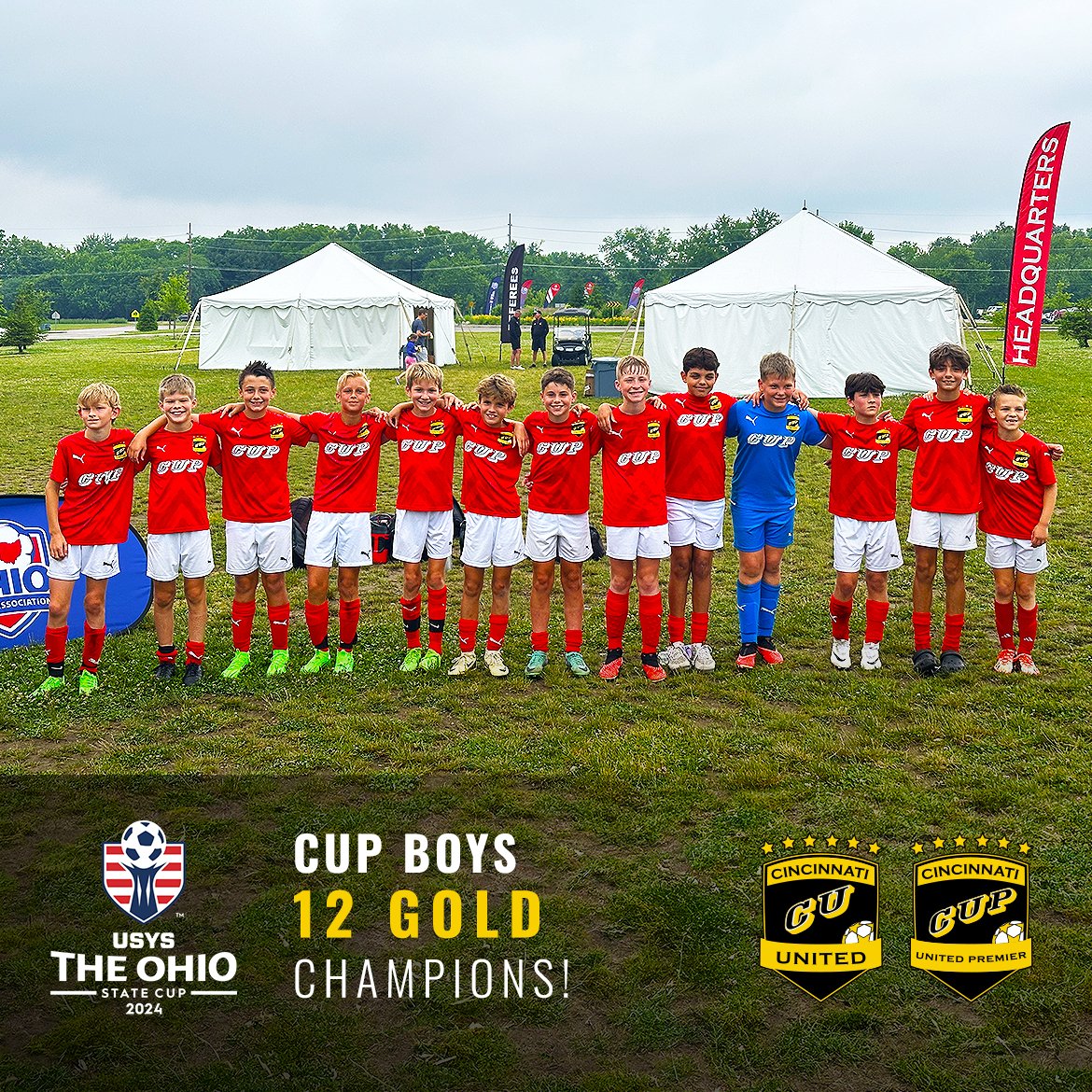CincyUnitedCUPB's tweet photo. Congratulations to CUP Boys 05 Gold &amp; 12 Gold champions at the Ohio State Cup! 🏆🎉

and very well done to CUP Boys 06 Gold, 07 Gold, 08 Gold &amp; 13 Gold on reaching the finals, great job boys! 🎉🎉🎉 https://t.co/y8pO7J6jMa