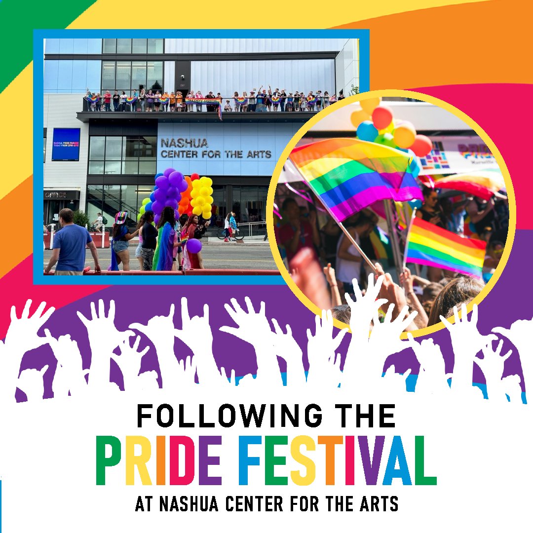 SpectacleShows's tweet image. Keep the party going with Pride Anthems at Nashua Center for the Arts after the Nashua Pride Festival! 
Pride Anthems is an all-ages dance party with live performances of songs by icons such as David Bowie, Cher and so many more! Get your tickets now!

🎫 etix.com/ticket/p/55619…