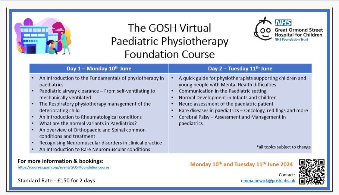 ‼️ Any last minute signups welcome! Join us next week as we talk all things paediatric physio, see you there 📚