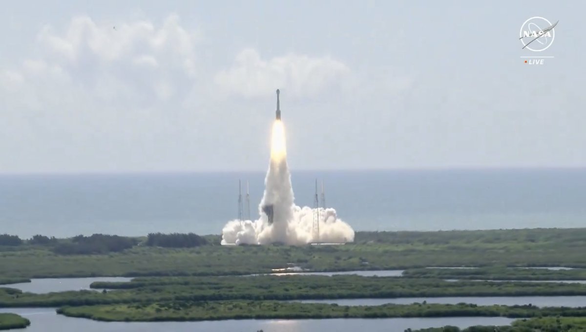 MJuricaCBS47's tweet photo. Go Starliner!! So happy for @BoeingSpace & @ulalaunch on a successful launch today. I had the privilege of spending time with the capsule and launch pad a few years ago. Very happy to finally see it launch to the @Space_Station this morning 🚀 #goatlasv #gostarliner https://t.co/DGoLpVQ12S