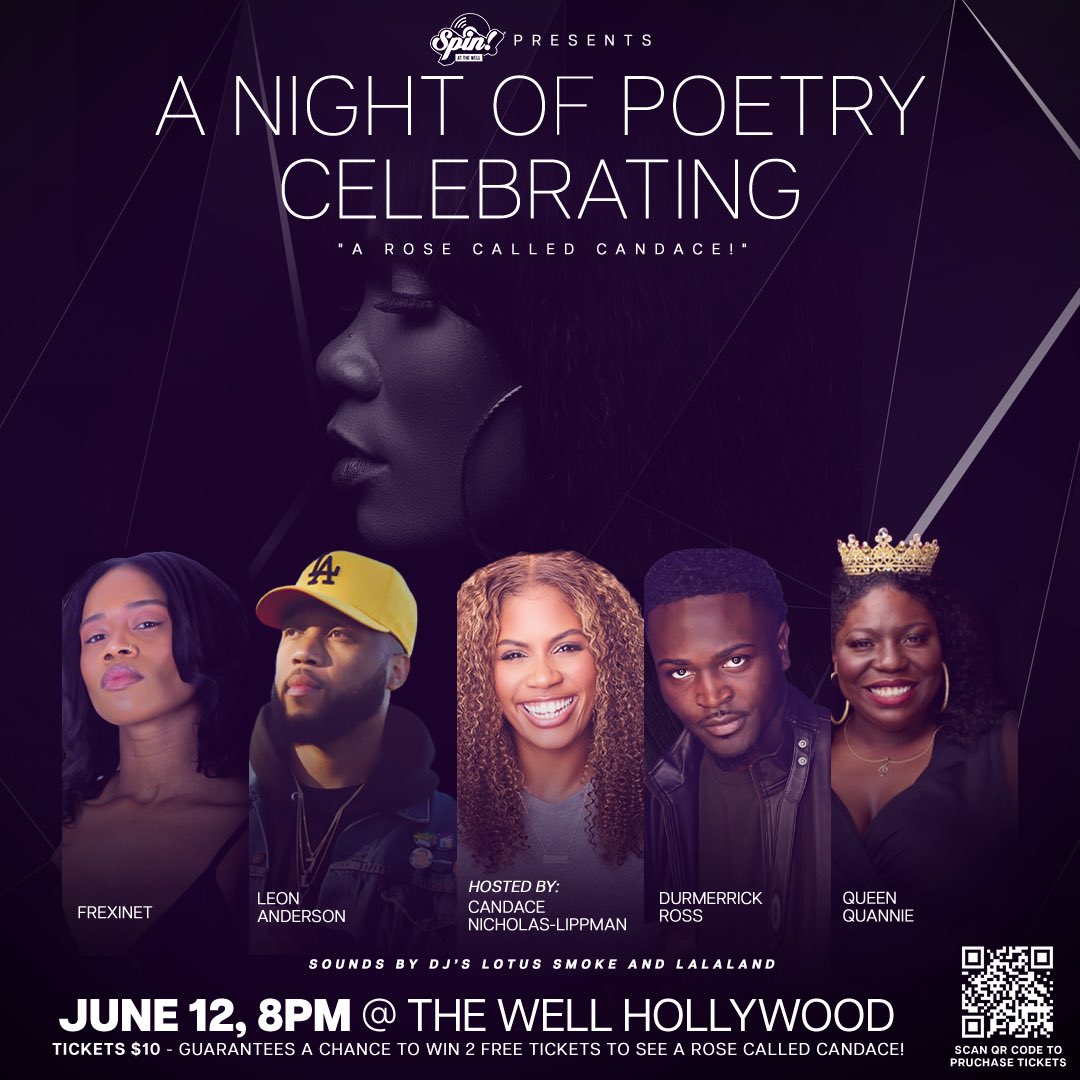 Candacethepoet's tweet photo. Come celebrate & join me in this season of choosing FREEDOM for an intimate night of poetry, music & more to kick-off the return of my one woman show, #AROSECALLEDCANDACE! 🌹
https://t.co/okYbM4wiG8
#poetry #celebrate #soloshow #gettix #Freedomwalk https://t.co/1nqftY6y27