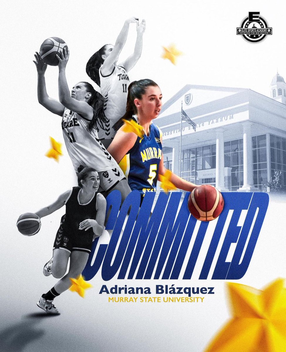 ¡Una jugadora más de BT jugará en NCAA D1! 🇺🇸⭐️

Enhorabuena a nuestra jugadora Adriana Blázquez por su fichaje en 𝐌𝐮𝐫𝐫𝐚𝐲 𝐒𝐭𝐚𝐭𝐞 𝐔𝐧𝐢𝐯𝐞𝐫𝐬𝐢𝐭𝐲.

Estamos seguros de que te irá muy bien, Adri. Disfruta de la experiencia y sigue creciendo como jugadora 🖤🏀