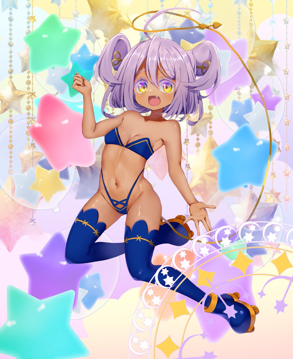 トマしゅー先生(@tomashu_1)にトイボックス描いていただいちゃいました!!!!!(SKEB)可愛くてサイコーーー!!!!!! 