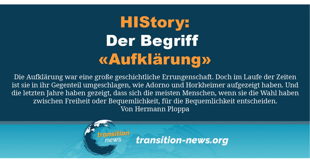 C_Transition2's tweet photo. Herzlich willkommen zu einer neuen Ausgabe von #HiStory! Mein Name ist Hermann #Ploppa und wir wollen uns heute mal etwas genauer anschauen, was man unter dem Begriff «#Aufklärung» versteht.
https://t.co/L5GTQXUFyr
#transitionnews #ploppa #history #Aufklärung https://t.co/JyLWHgEgad