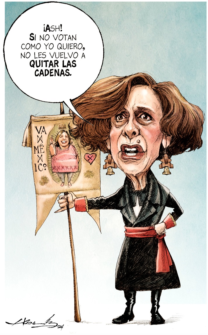 #MonerosLaJornada La madre de la patria, cartón de <a href="/monerohernandez/">Hernández</a> 

bit.ly/3KrAHUi