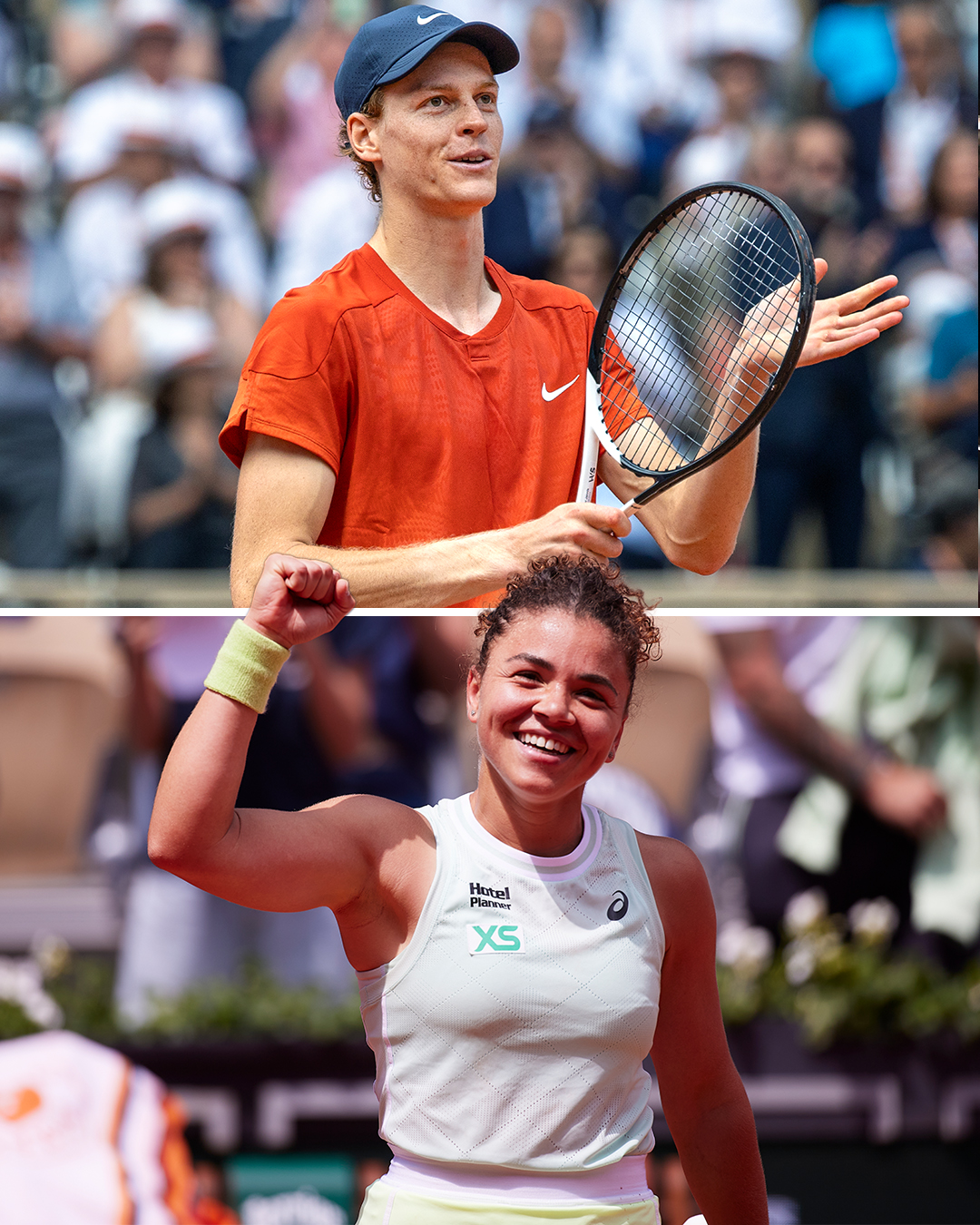 Cycling on TNT Sports в X: „Jannik Sinner and Jasmine Paolini are the only  Italian players ever to reach the semi-final of Roland-Garros on both the  men and women's singles draw in