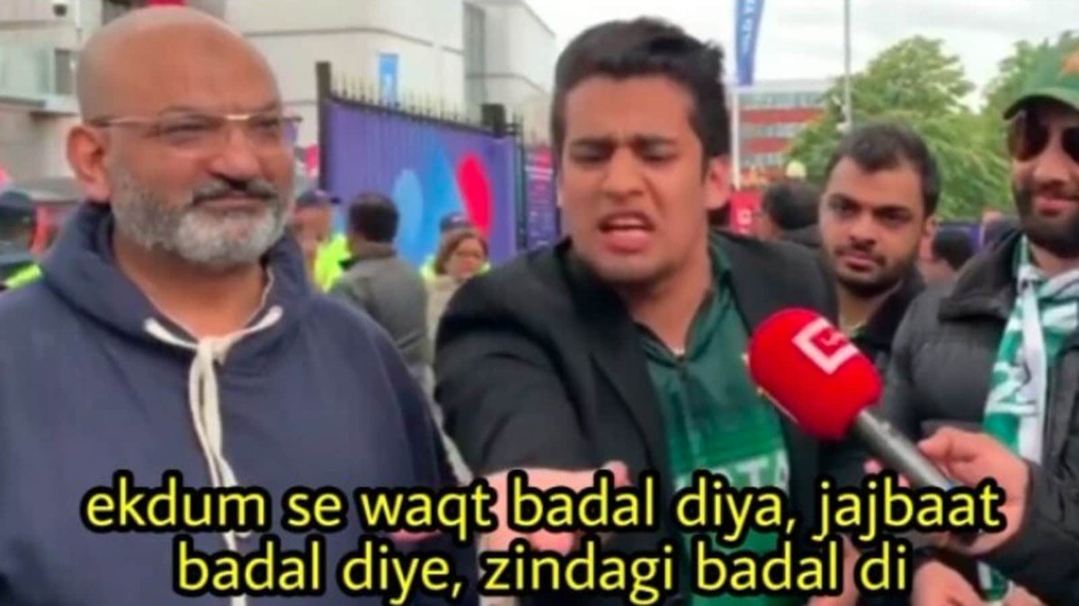 Stats_u_know's tweet image. #MumbaiIndians Fans after Hardik Pandya&apos;s 3 Wickets.
#INDvsIRE #INDvIRE #T20IWorldCup2024 #MI