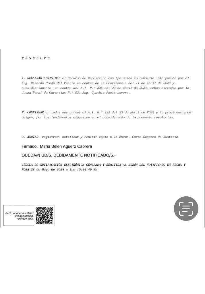 sara_parquet's tweet photo. No se hicieron lugar a las reposociones y apelaciones con subsidio  planteadas  por querellantes  los colegas Preda y Gibbons  en caso el Benjamin Zapag .. no queda otra cosa que realizar la audiencia preliminar y otorgar el sobreseimiento definitivo de MARCELLO FRETES https://t.co/pXngK988u8