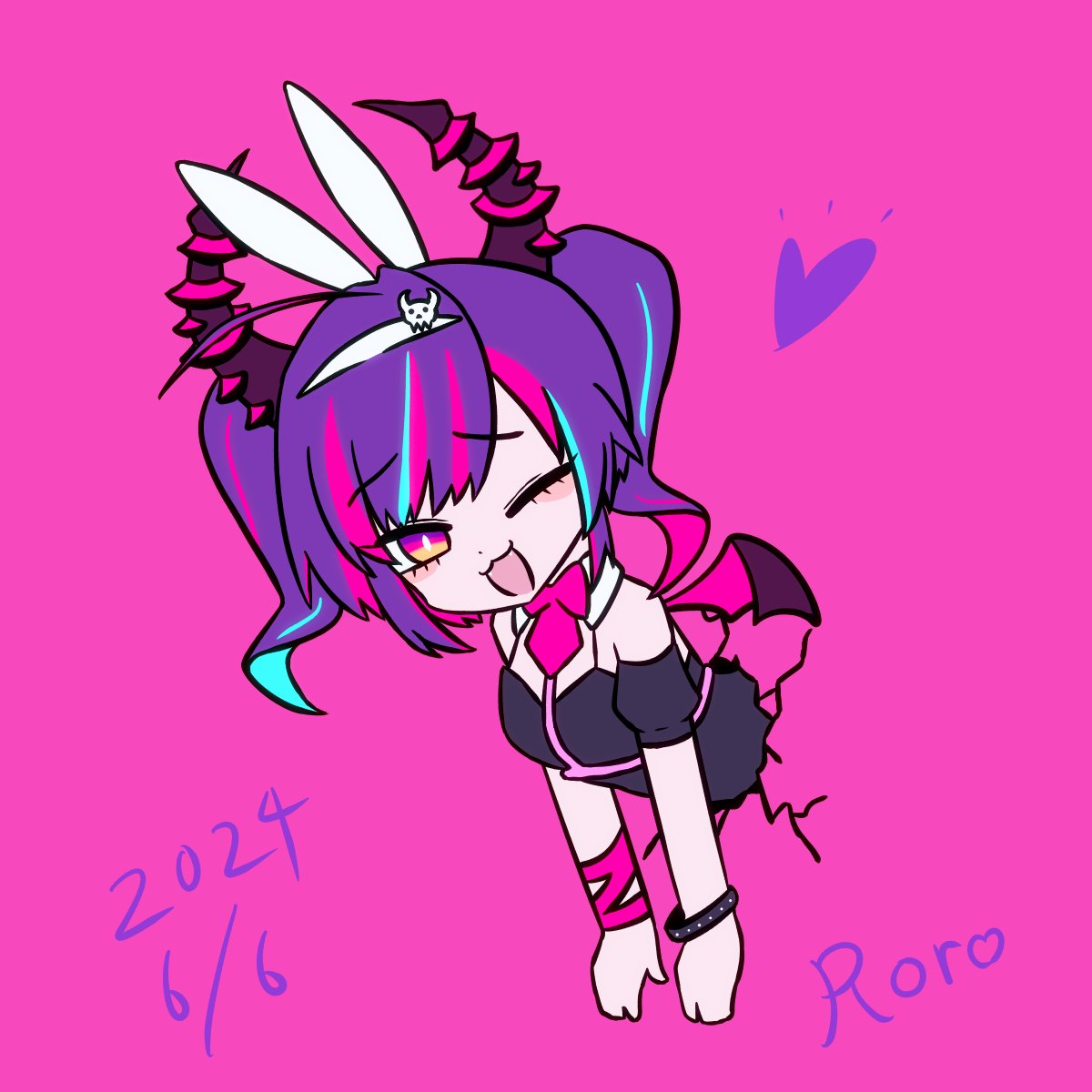 M_Mizukichy's tweet photo. 6月6日なので
※トレス
#MEIMEIART
@MEIMEI_RORO https://t.co/kMneNnIwVk