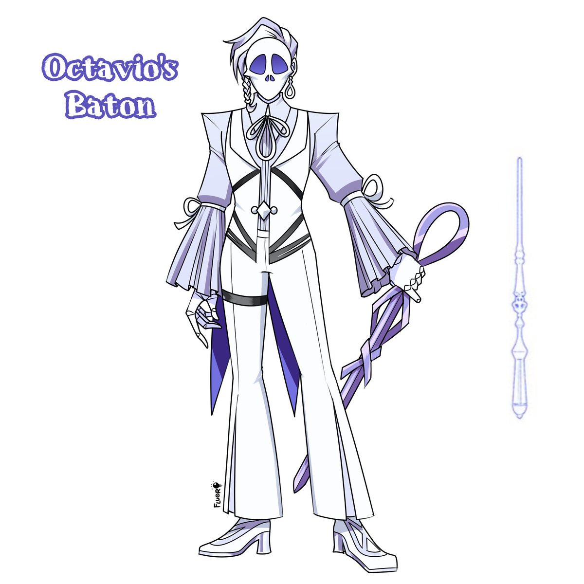 [#JurasickArt / #Artavio] Did some gijinka of Lorraine and Zephyr, so here's some gijinka of Jurard and Tavi's weapons too! 