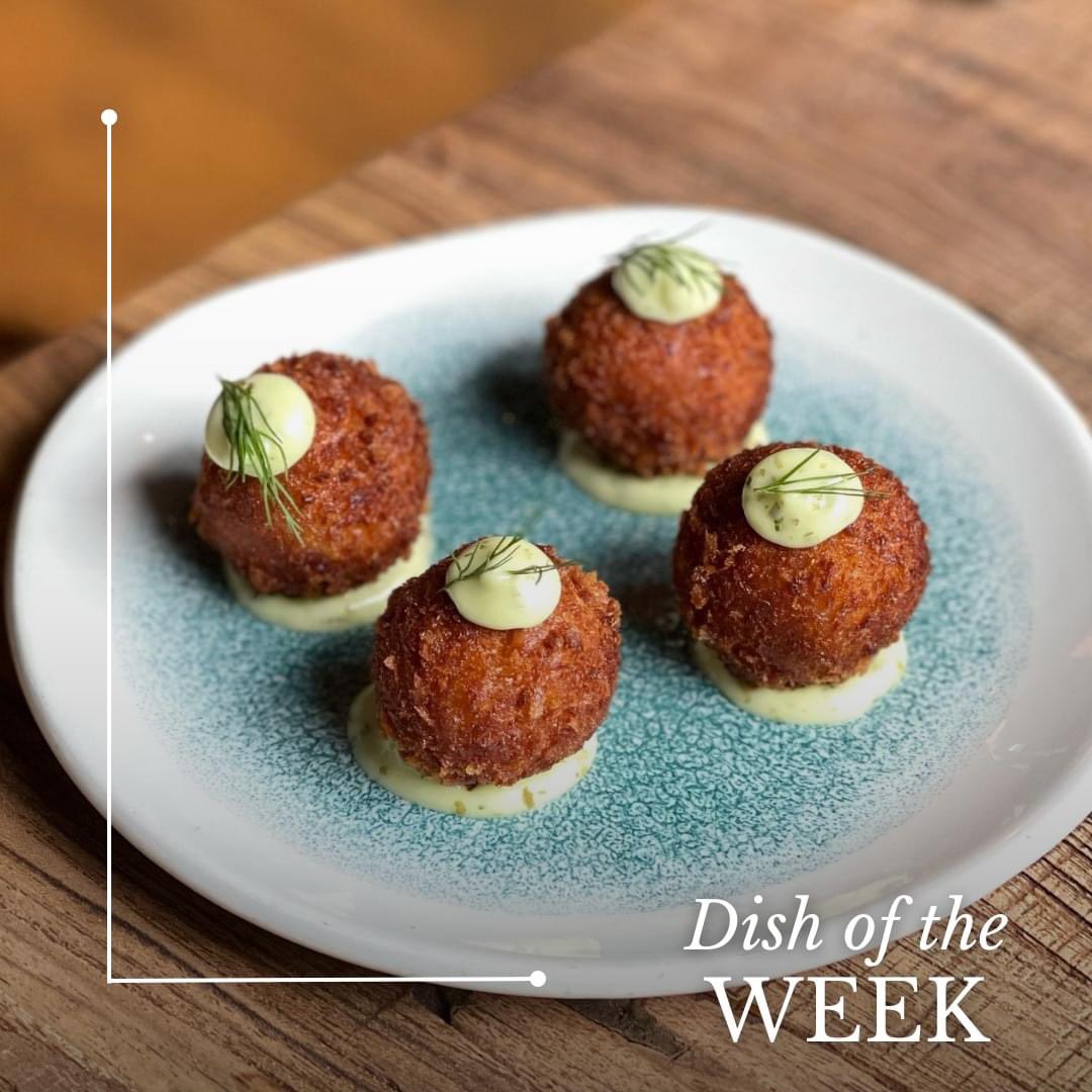 themollyhouse's tweet photo. ⭐️Back by popular demand, our Dish of the Week is back - available for a limited time only!⭐️

Croquetas de Gambas: Hearty prawn croquettes served with a seaweed aioli. 🍤

Book your table and enjoy them today. https://t.co/gH0LVYRnm0