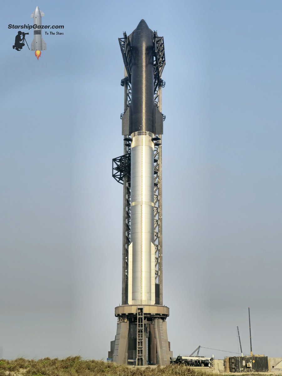 StarshipGazer's tweet photo. Starship flight 4 full stack ready to go.

6/5/24 https://t.co/g6JG66Uy9z