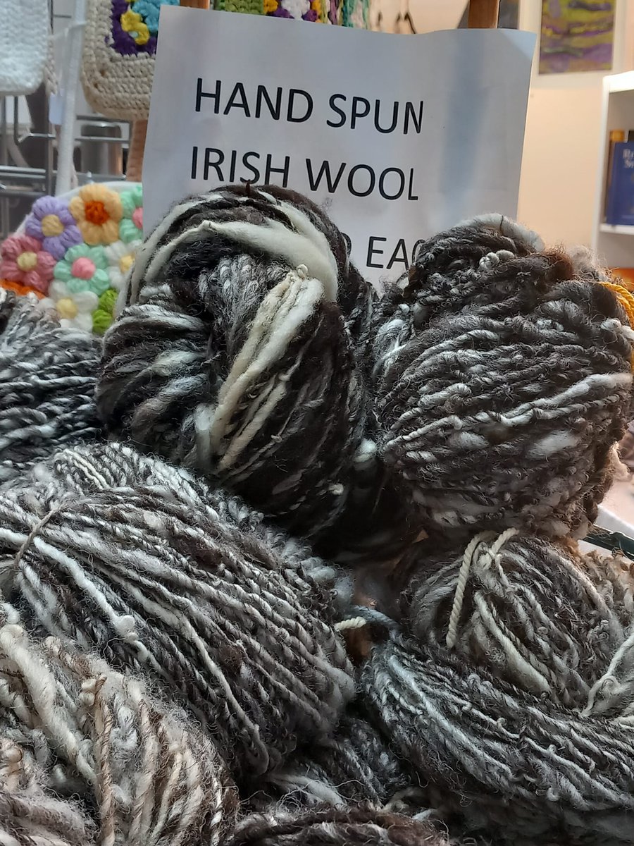 MeathMade's tweet photo. 🌟 Meet our Members 🌟 Alison Fulham of Boyne Valley Wools 🐑 

Alison is a sheep farmer who hand spins her own wool from her Jacob sheep and weaves and knits with the handspun yarn.
Find out more about Alison and Boyne Valley Wools here: https://t.co/ueqVdowXHl https://t.co/td8Tu6birB