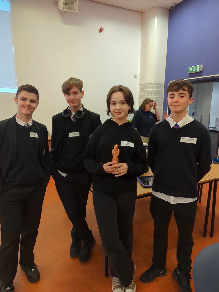 SASB_Comp's tweet photo. Our fantastic team did so well today at the @nxp @CaledonianNews Drone Competition today! Lots of problem solving and thinking on our feet was needed! Looking forward to the Finals next week! #chooseComputingScience #drones #exhausted https://t.co/DI1hnOU5A3