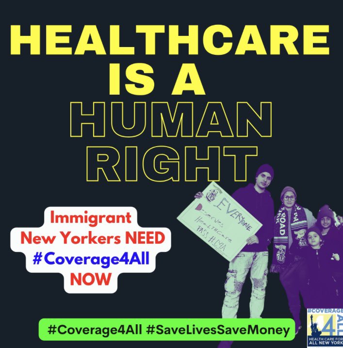 AfricanServices's tweet photo. We urge @CarlHeastie to bring the #Coverage4All bill to a vote. This critical legislation will extend health coverage to 150,000 low-income New Yorkers at no cost to the state. Let’s invest in our communities’ health and financial well-being. https://t.co/kzM2T0XsSV