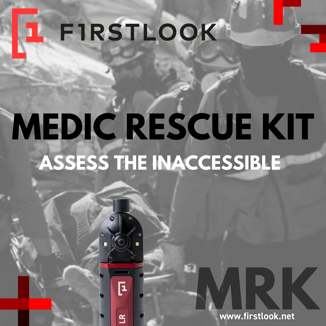 FirstLook360's tweet photo. The #FL360 Medic Rescue Kit LR search camera system is an indispensable tool for #medicalspecialists assessing trapped victims in building collapses. Read more here....https://t.co/QvCZspKCOF

#medspecops #firstlook360 #FIRSTLOOK #rescue #searchcamera #USAR @DisMedSol https://t.co/J5ePJsXIQI