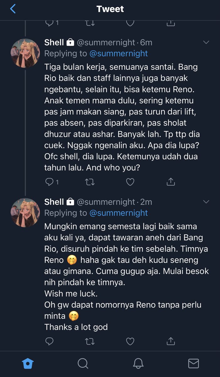 eunxscript's tweet image. 15. Summernight notes