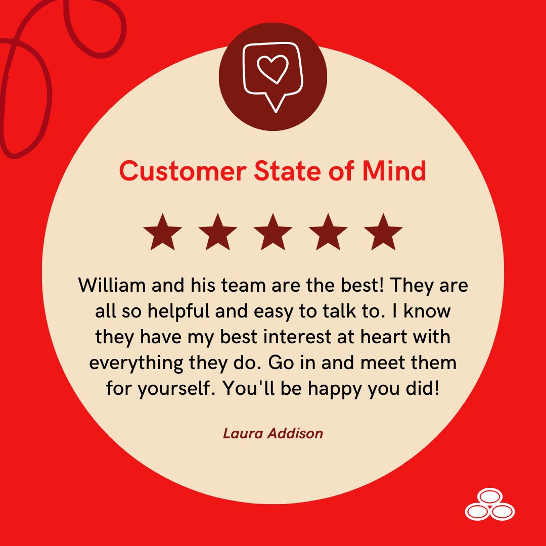 TeamWilliamSF's tweet photo. Thank you, Laura! We are thankful for our relationship with you.

#customerstateofmind #TeamWilliamSF #CentralTexas #DSTX #WilliamLunaStateFarm #AgentStateFarm #ProtectWhatYouLove https://t.co/eCZsvuQW1c