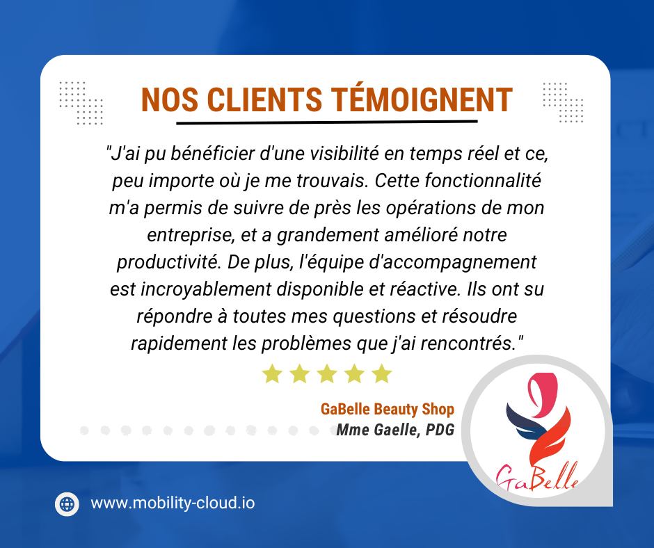 MobilityCloud3's tweet photo. Découvrez pourquoi nos clients sont satisfaits de notre solution logicielle !
Vous aussi, simplifiez votre gestion dès aujourd'hui en cliquant sur le lien pour une démo gratuite https://t.co/0dPqX1sp9D
#clientsatisfait #mobilitycloud #gestion https://t.co/Decqnf5V9t