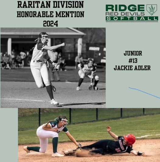 RidgeHSSoftball's tweet photo. Honorable Mention https://t.co/2WkJxyytrb