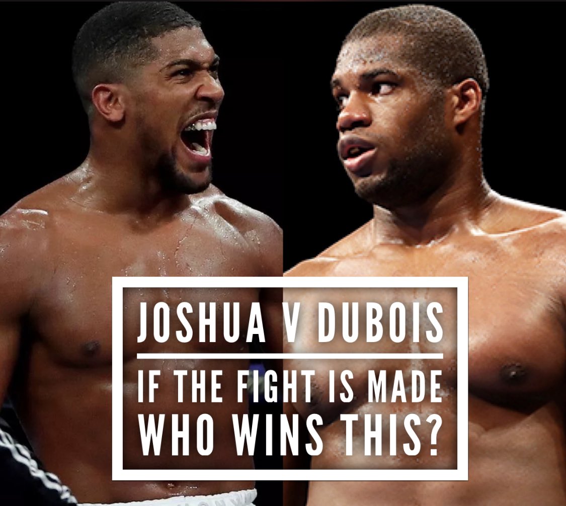 peoples_champtv's tweet image. Talks of potential fight between Anthony Joshua and Daniel Dubois could take place later this year.  If this fight happens who you got winning? Does it go the distance or K.O.? #boxing #boxingtalk #joshuavDubois