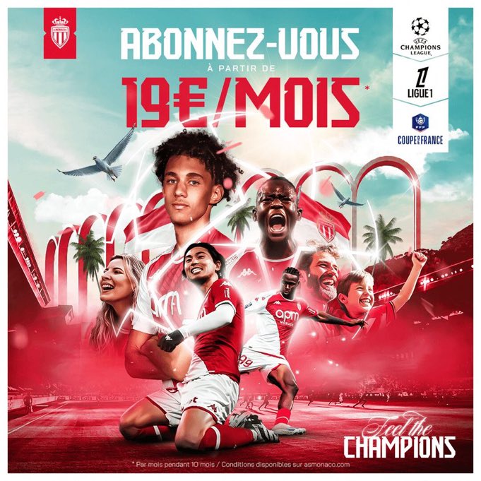 MercatoPlein's tweet photo. 🔴 SUCCÈS PHÉNOMÉNAL POUR LA CAMPAGNE D’ABONNEMENT À MONACO !

Les tarifs à prix cassés des abonnements ont permis d’attirer pas moins de 4 supporters à la billetterie aujourd’hui. 🔥

#asmonaco #asm https://t.co/mSAPr52Dkj