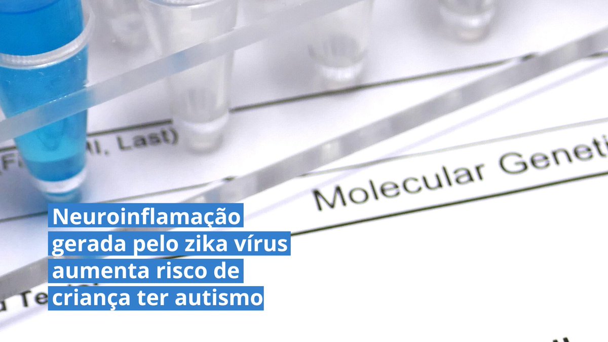 PasteurSP's tweet photo. Estudo mostrou pela primeira vez que existe uma associação entre a síndrome congênita do vírus Zika e o autismo. Os pesquisadores descobriram que decorrências comuns da síndrome – como a neuroinflamação – podem ser fatores de risco para TEA.

Confira: https://t.co/xAQu0LZHr2 https://t.co/mOtCavQ3IL