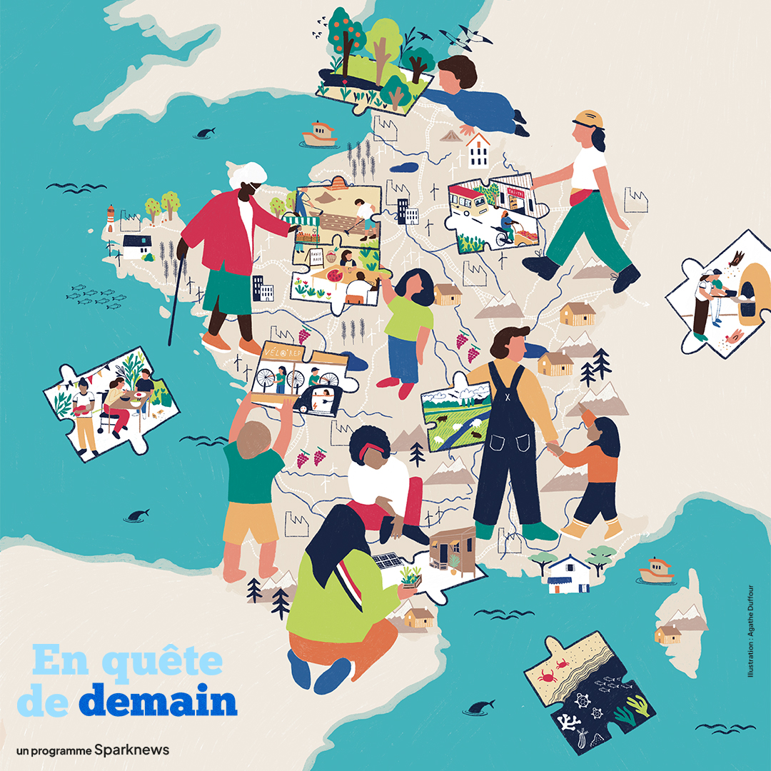 Mouv_ImpactFr's tweet photo. Tous en kiosque aujourd’hui et seulement aujourd’hui pour acheter En quête de demain de @Sparknews 

À l'intérieur, un supplément de 16 pages, spécial « Habiter demain nos territoires ».

#enquetededemain #impactpositif #journalismedesolution #territoires https://t.co/EsilBPiZZB