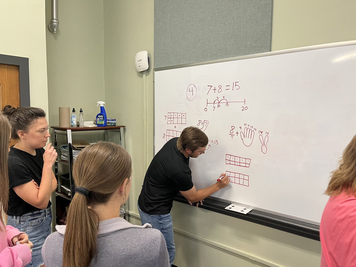 NieceMn's tweet photo. @MehlvilleSD Elementary Teachers engaged in Summer learning - Math Fact Fluency PD! Thank you Abby Smith! @EducPlus https://t.co/5l6MqviYlc