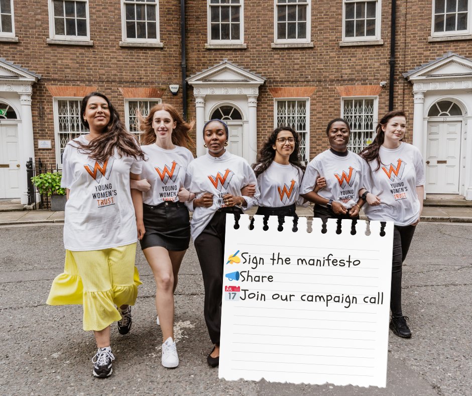 YWTrust's tweet image. Young women need to be heard. 📣

There are 9.5 million of us young women. And a million of us on are on low or no pay.

So young women have created a manifesto showing what we need for a fair deal at work, so we can reach our potential and thrive.👇