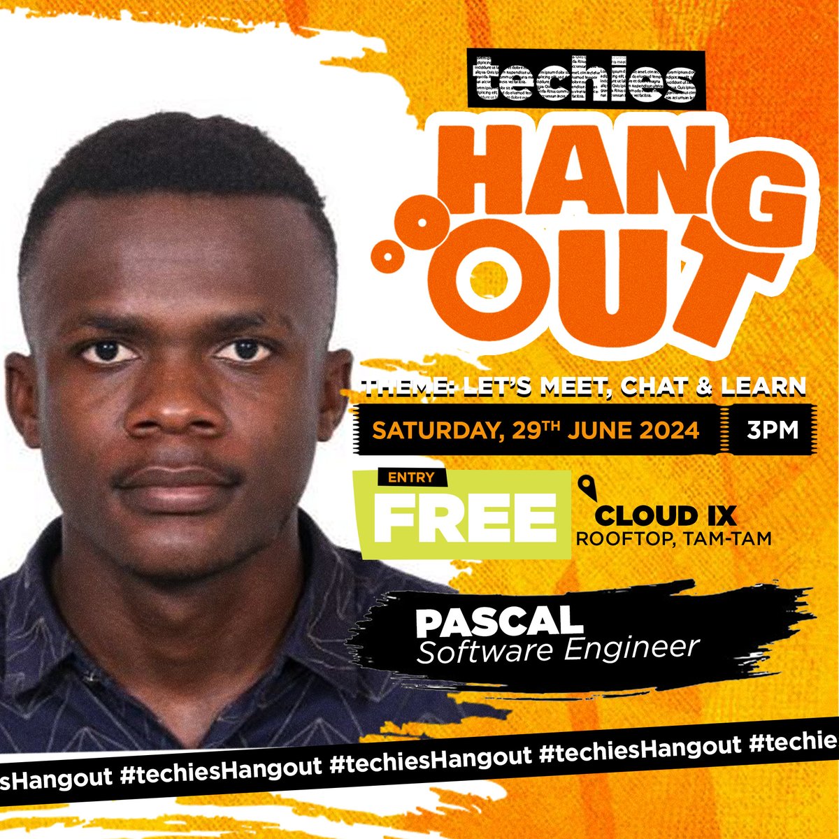 wesecure237's tweet photo. Join us for Techies Hangout and meet our first panelist Sango Pascal, a seasoned professional in software engineering. With a background in frontend engineering and technical support, he now excels as a Senior Customer Success Manager.  Save the date and get inspired. https://t.co/z24XhlCgpI
