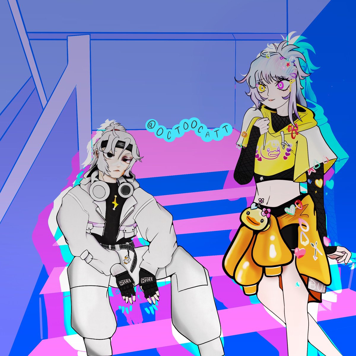 Octoocatt's tweet photo. B-Duck IDV Buffy and Rice!
-
-
#identityv #Idv #lucabalsa #veranair #art https://t.co/gpsacz69bk