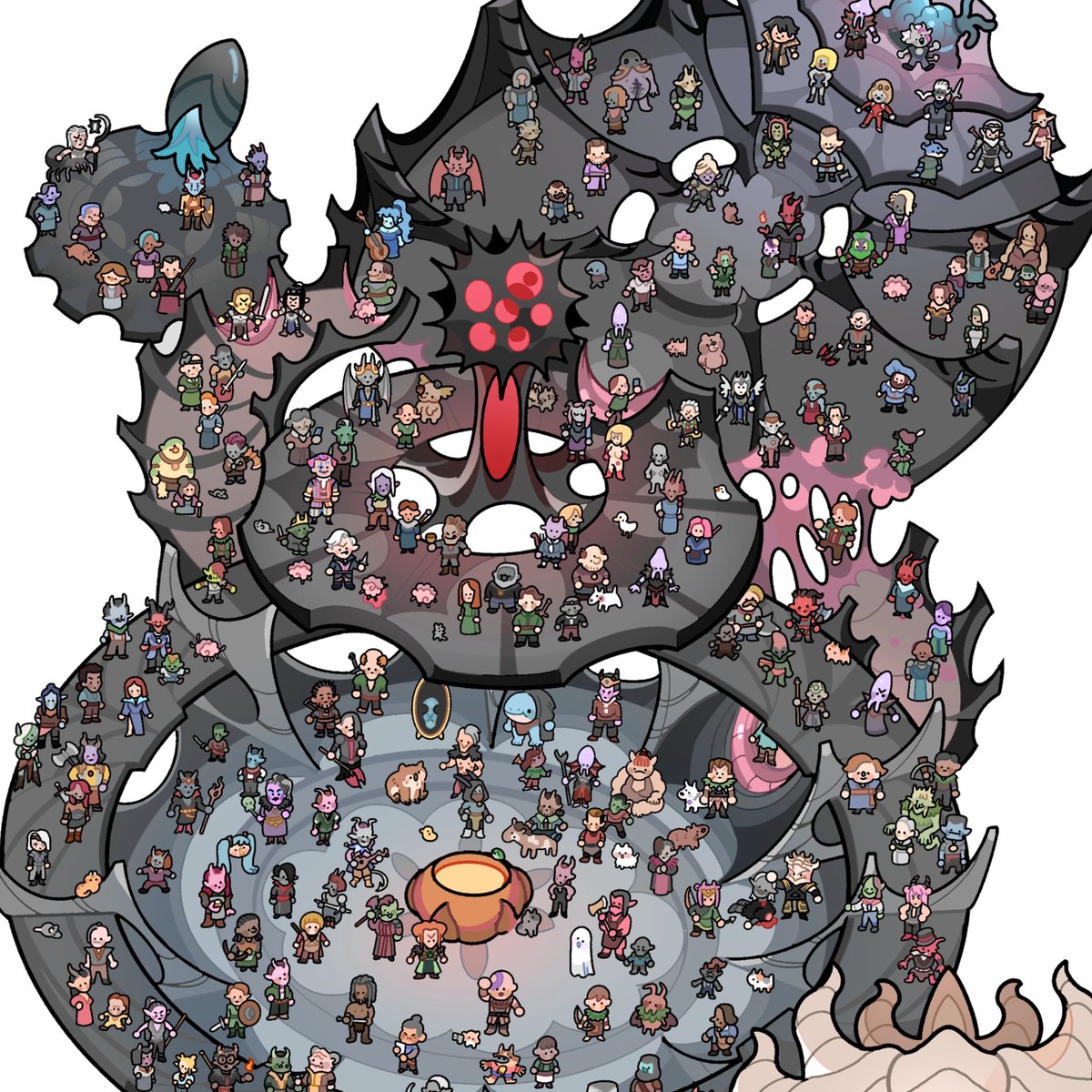 ✨🌸Where’s POOKIE?🌸✨
This was a long one, but I added so many bg3 characters that we know and love!

Bonus:
Where’s Minsc? And boo?
Alfira?

#bg3 #larianstudios #dungeonsanddragons #baldursGate3 #astarionbaldursgate3 #baldursgate #videogames